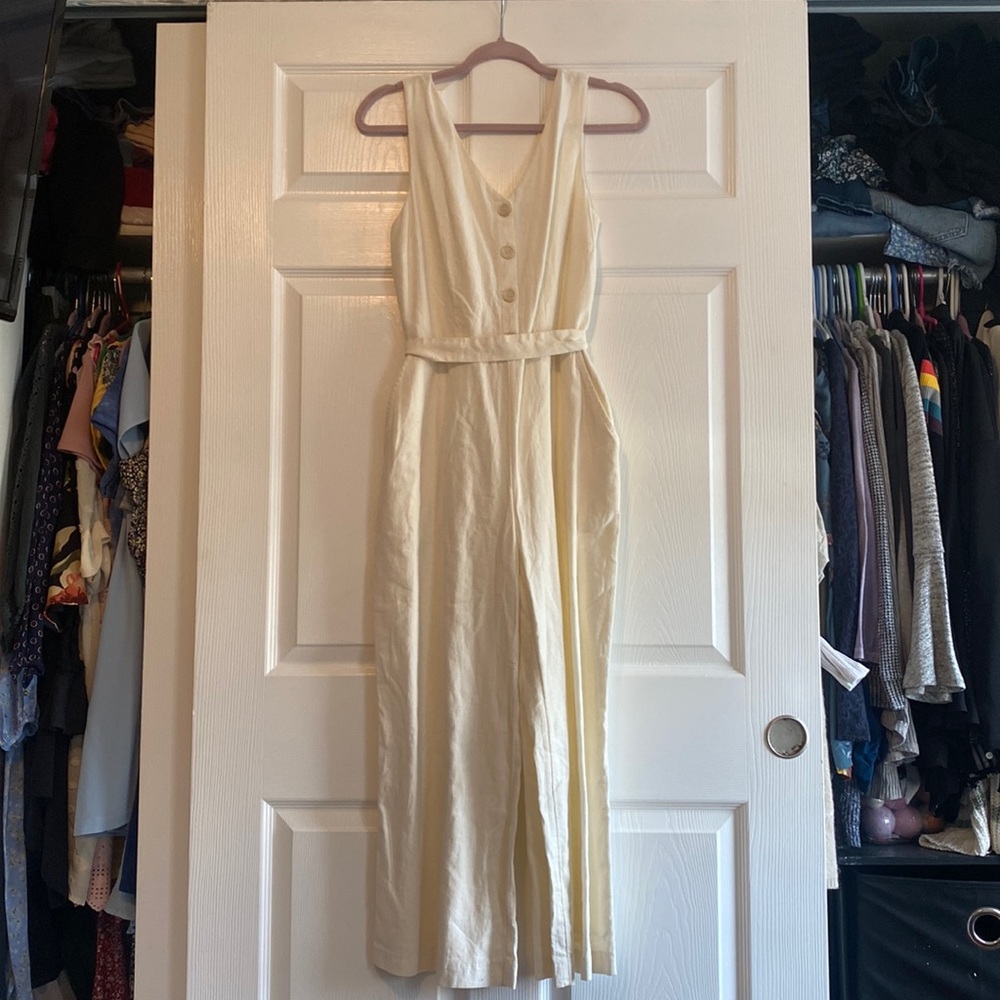 NWT White Jumpsuit